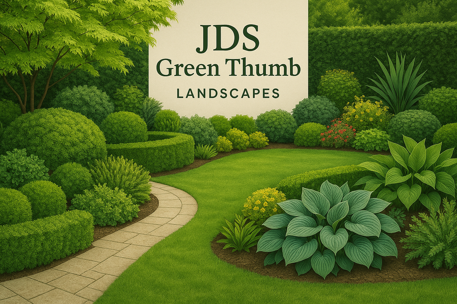 JDS Green Thumb Landscapes Title Page Cover